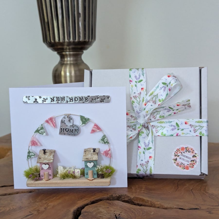 Custom Listing for Corinne - New Home Card With Gift