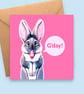 Bilby Greeting Card - G'day! Blank Card - Cute Australian Animal Card