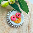 Ring:  Donut Pink Ring on plate