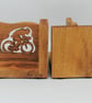 Handcrafted Oak Cyclist Bookends - Image 6