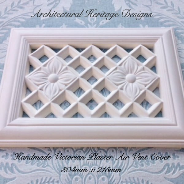 Decorative Handmade Victorian Plaster Air Vent Cover