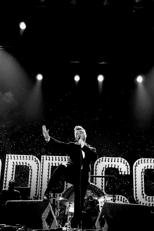Morrissey Live at Reading Rock Festival Photograph Print