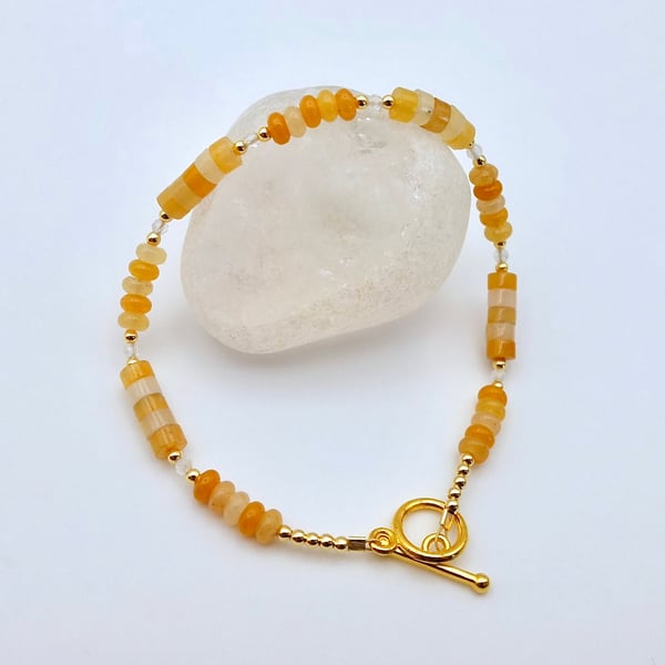 Topaz Bracelet, November Birthstone, Gemstone Jewellery Birthday Gifts For Her