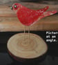 Artist made Fused Glass Little Bird. - Image 2