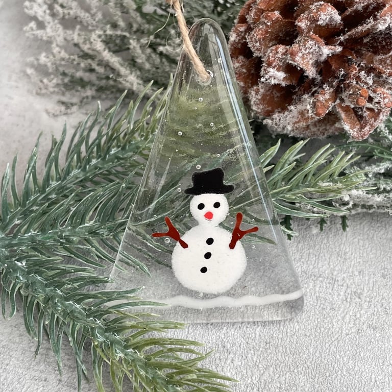 Snowman - Christmas tree decoration - small