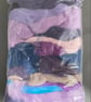 100g Wool Fibre Pack - purples