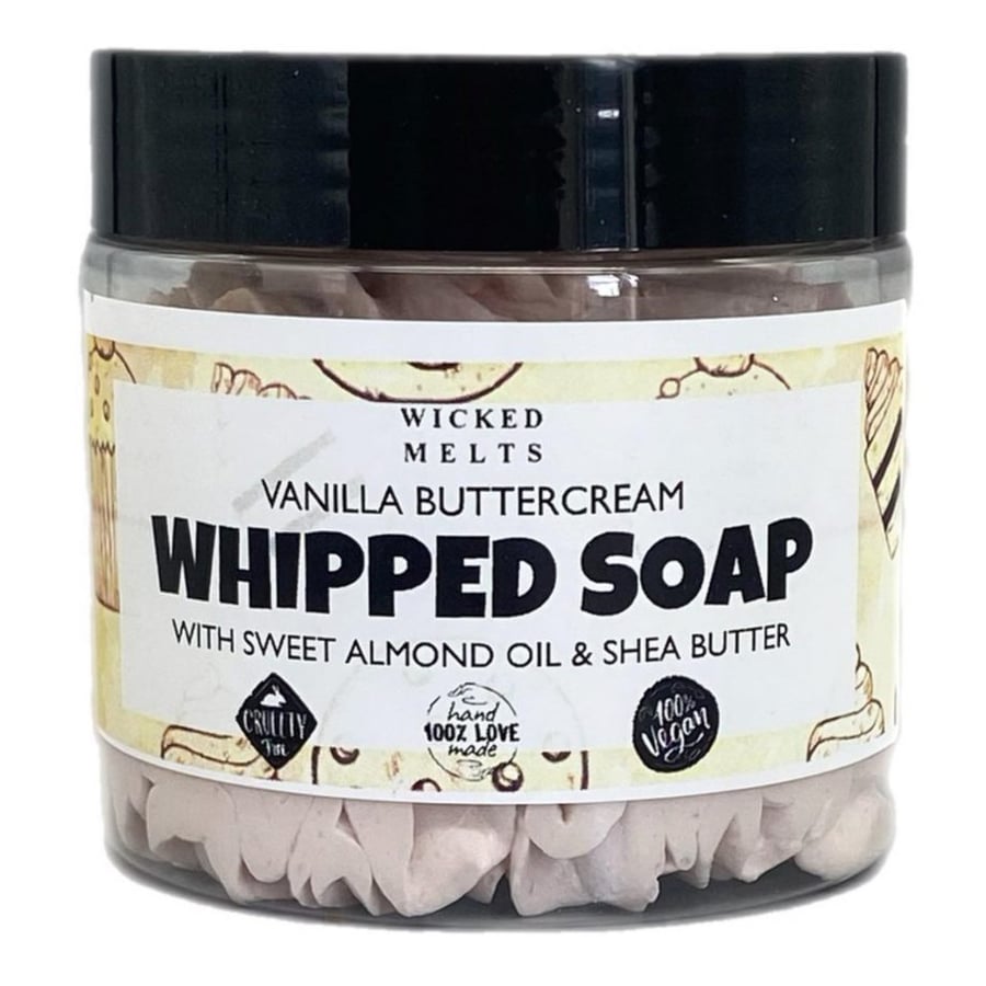 Vanilla Buttercream Whipped Soap Large Tub 150g