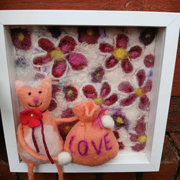 Handmade Felt Wool Decorative Wall Panel