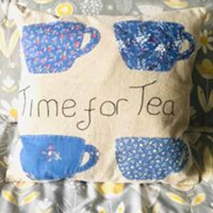 tea cup cushion