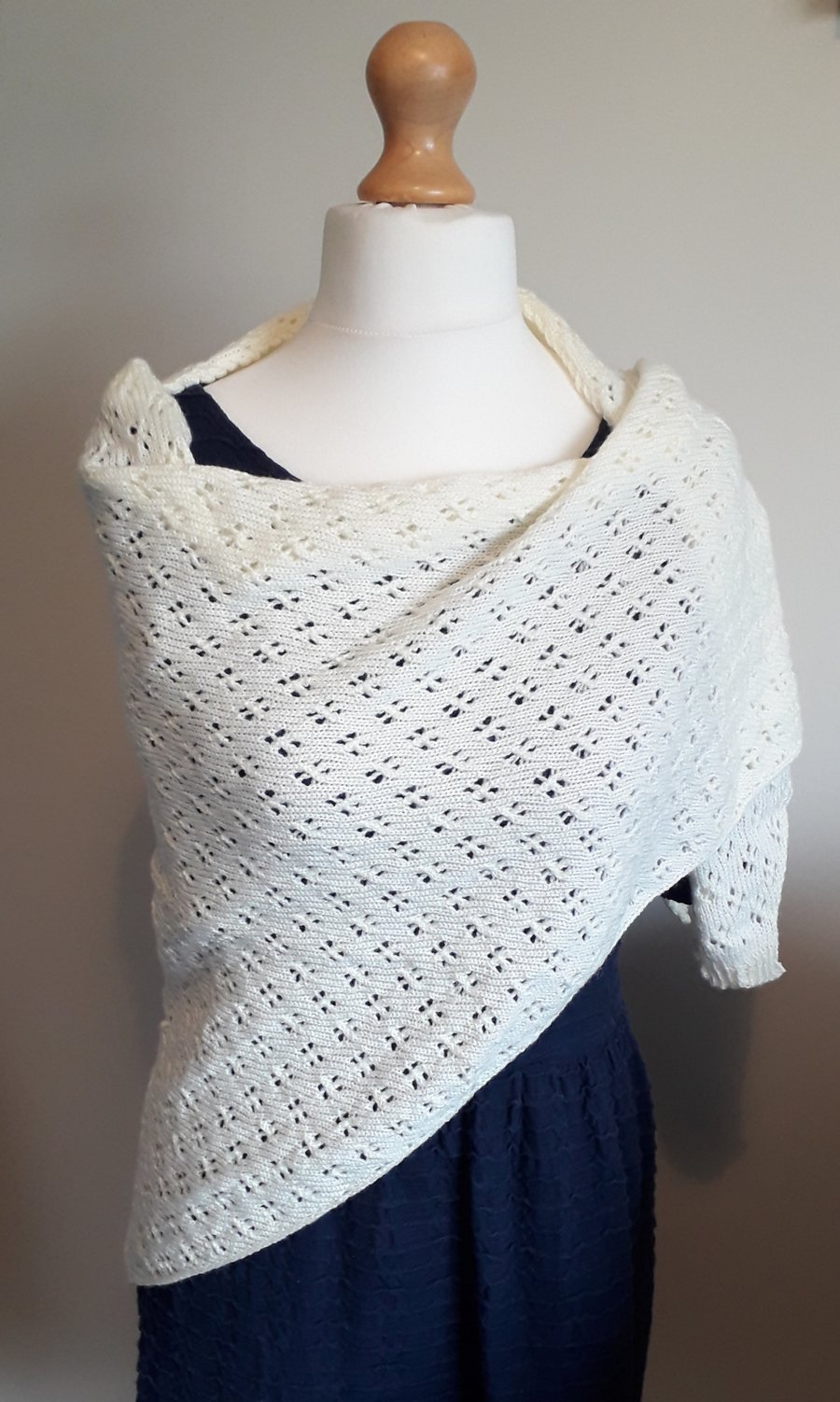 Lace Knit Wrap, Stole, Shawl