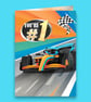 Formula 1 Expandable Pop Up Birthday Card – 3D Racing Car Greeting Card - Image 3