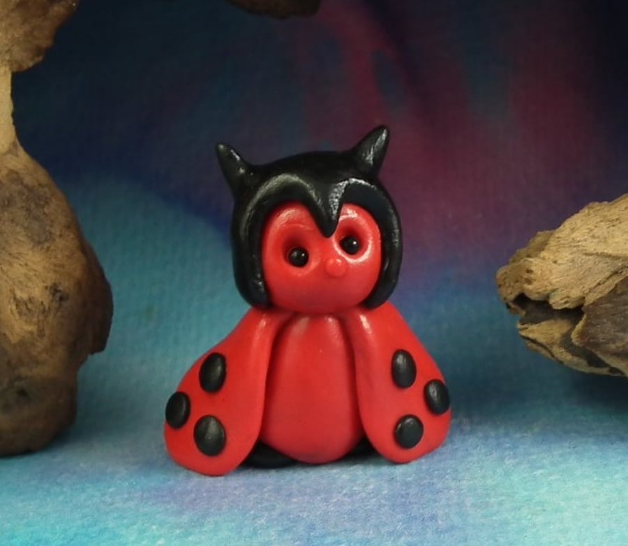 Elegant LadyBug 'Lulu' OOAK Sculpt by Ann Galvin Gnome Village