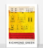 RICHMOND GREEN RUSTIC A3 Print - Image 2
