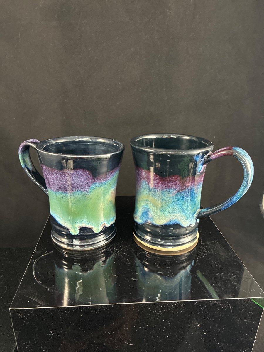 Northern Lights Stoneware Mug