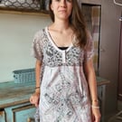 Lace and Feathers summer top