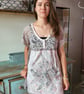 Lace and Feathers summer top