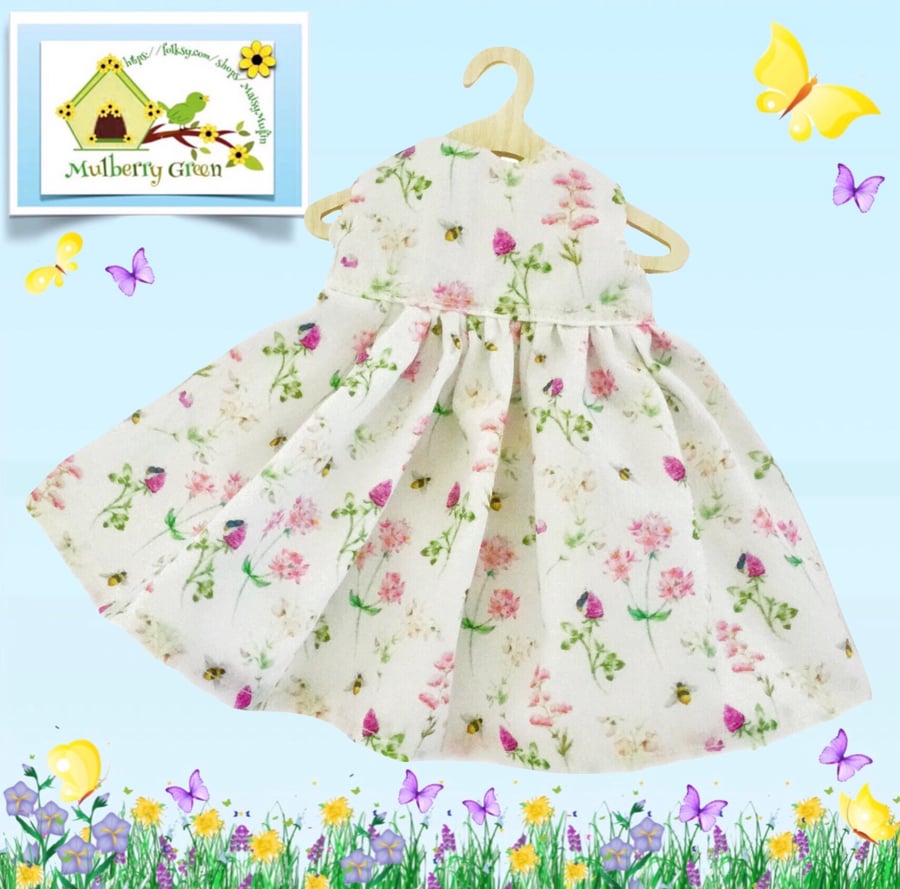 Reserved for Sue - Honey Bees in the Clover Dress