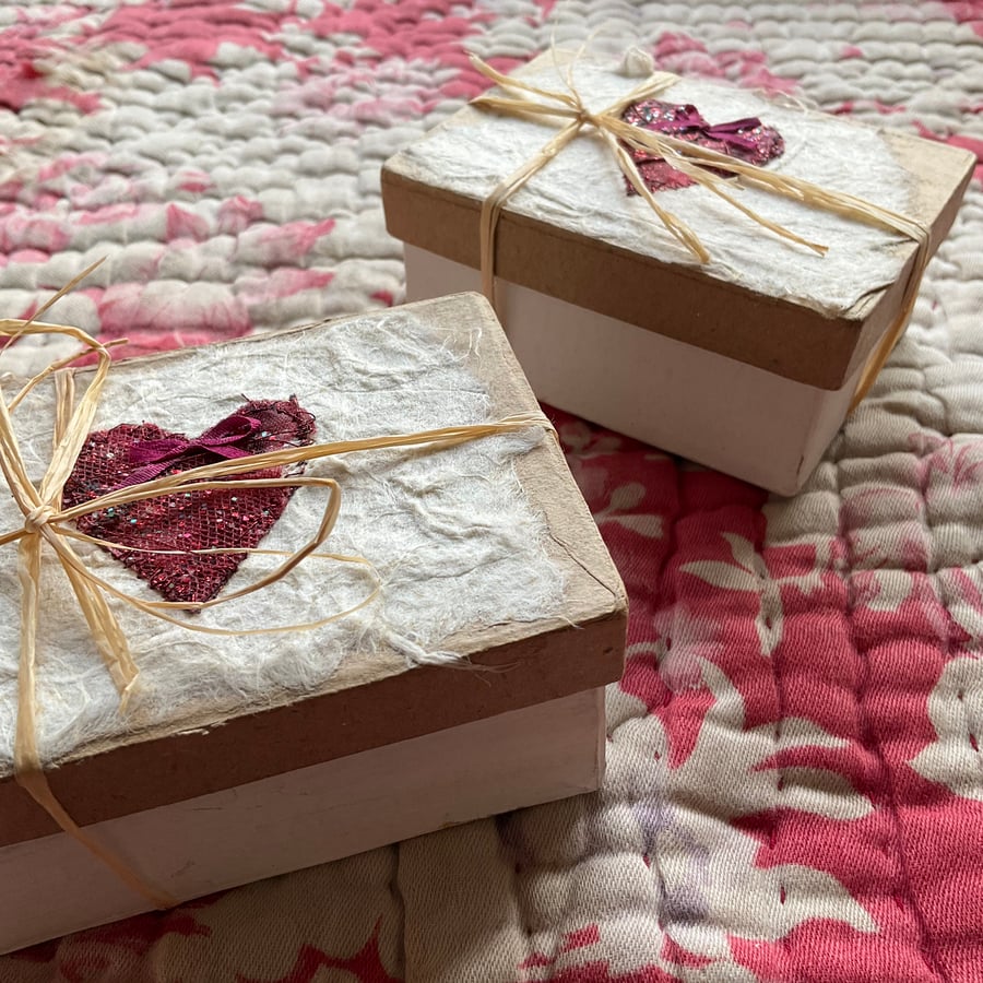 Heart Decorated Box of Suffolk Puffs