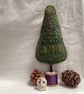 Christmas tree - printed tree with a violet coloured bobbin - Image 2