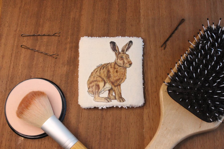 Hare Washable & Reusable Eco Fabric Animal Face Wipe Gift Set