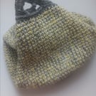 Crochet Basket Bag (Limestone) - holds so much!