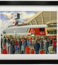 Kansas City. Framed & Unframed Fine Art Print, American Football, Stadium Gift