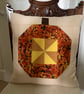Pinwheel Pumpkin Cushion
