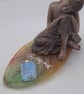  Lighthouse Fused Glass Pendant with Sterling Silver Findings - Image 8