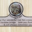 Pet Memorial with actual picture