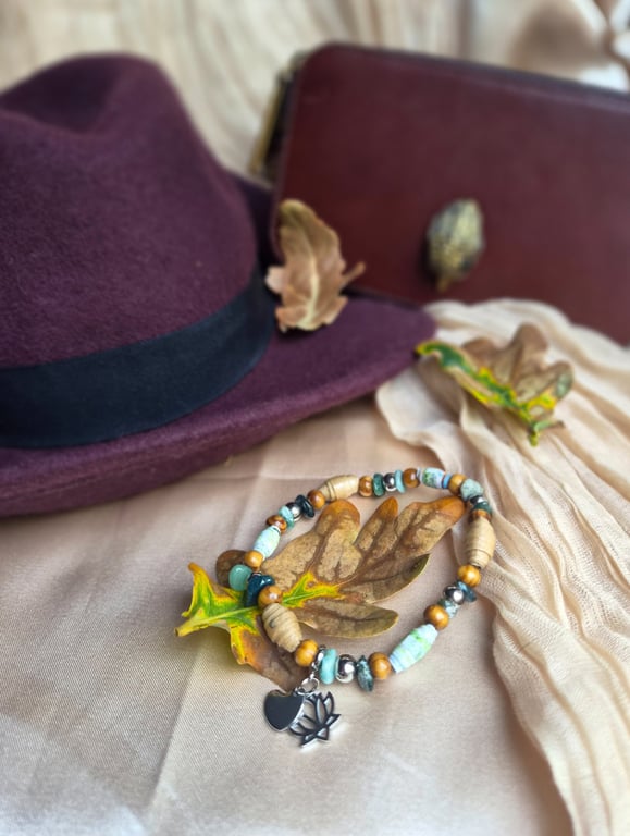 The 'Woodland Breath' Bracelet (one of a kind) 