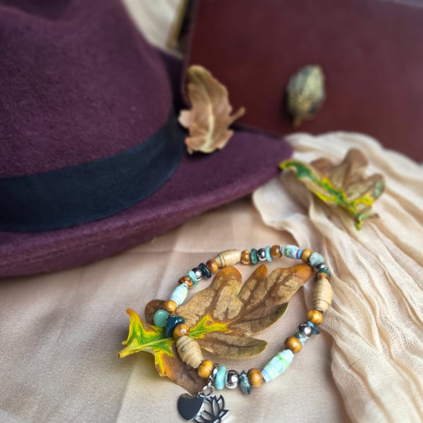 The 'Woodland Breath' Bracelet (one of a kind) 
