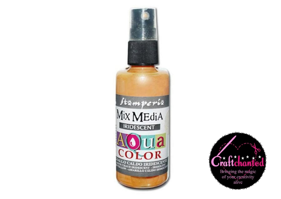 Aquacolor Spray - Iridescent Warm Yellow - 60ml