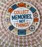 Travel Themed Coaster Set – Set of 4 Round Wooden Coasters – Wanderlust Gift - Image 4
