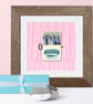 Sardines Personalised Print  - up to 6 sardines, 2 colour options - Image 1