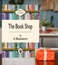 The Book Shop- Vintage Penguin Style Book - A5 Card - Can be personalised