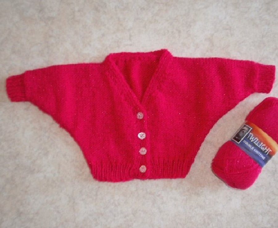 KNITTING PATTERN PDF Dolman Cardigan for Baby