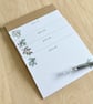 Winter Botanical Flat A6 Note cards Gift Set with Envelopes in Gift box - Image 2