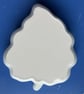 White Leaf Shaped Tray with Silver Leaf - Image 10