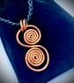 Viking, Celtic Chunky Copper Pendant & Necklace - Image 1