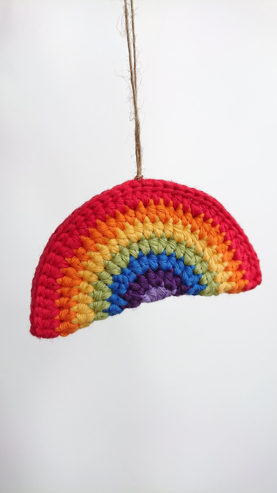 Rainbow Crochet Hanging Decoration