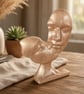 Gold Plaster Lovers Embracing Couple - Image 2