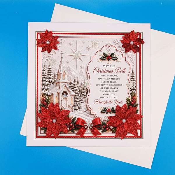Large Christmas Card, Handmade, Parents, Wife, Husband, Brother, Son,Daughter 