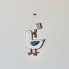 'Hide your Chips' - Seagull Hanging Decoration