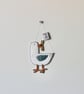 'Hide your Chips' - Seagull Hanging Decoration