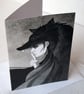 Wolf Girl - Illustrated Card  - Image 2