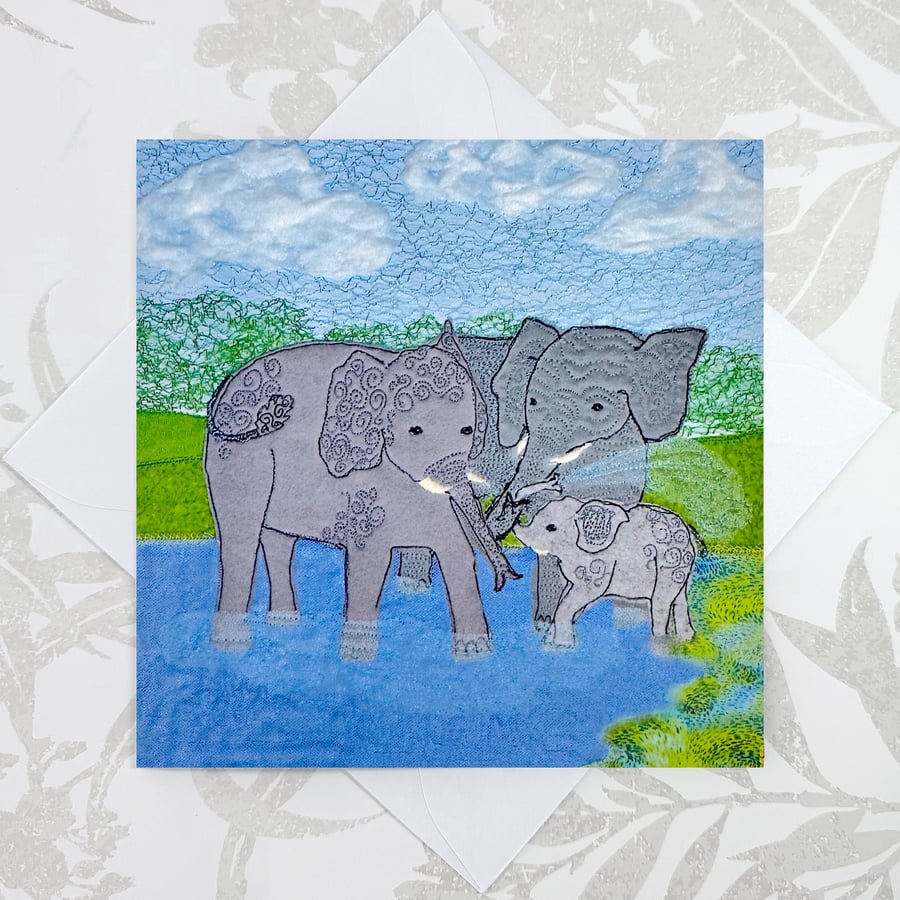 Elephant Birthday card