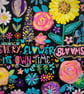 Every Flower Blooms in its Own Time Original Canvas - Image 2