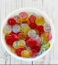 11mm Clear Acrylic Buttons, Pack of 50  Mixed Colour Buttons - Image 1