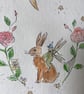 Fairy With Hare Watercolour Painting - Image 6