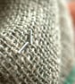 Seconds Sunday Simple Silver Bar Stud Earring